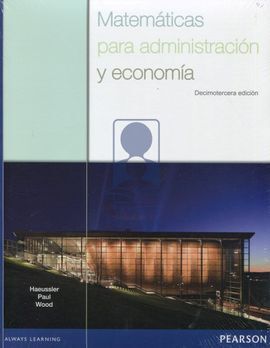 MATEMATICAS PARA AMINISTRACION Y ECONOMIA