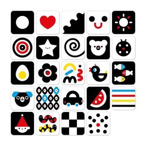 JUEGO EDUCATIVO HIGH CONTRAST BABY CARDS 0M+ 3M+