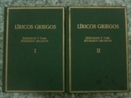 LÍRICOS GRIEGOS 2 VOS.