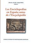 LAS ENCICLOPEDIAS EN ESPAÑA ANTES DE L´ENCYCLOPÉDIE