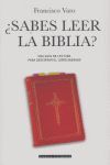 ¿SABES LEER LA BIBLIA?