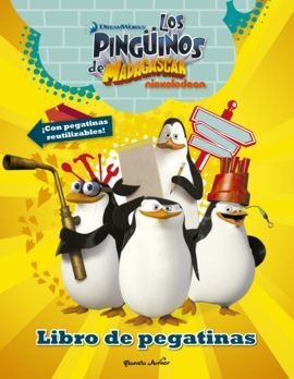 PINGUINOS DE MADAGASCAR. LIBRO DE PEGATINAS