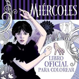 MIERCOLES ADDAMS LIBRO COLOREAR