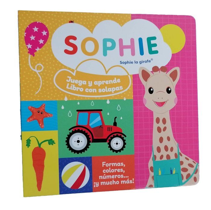 SOPHIE, JUEGA Y APRENDE, LIBRO CON SOLAPAS