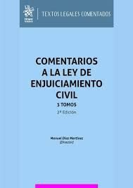 COMENTARIOS A LA LEY DE ENJUICIAMIENTO CIVIL 3 TOMOS
