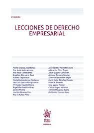 LECCIONES DE DERECHO EMPRESARIAL 8ª EDICION