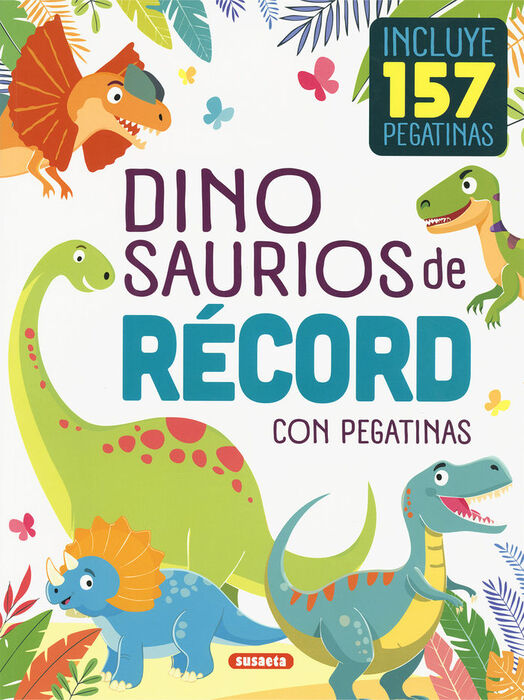 DINOSAURIOS DE RÉCORD CON PEGATINAS