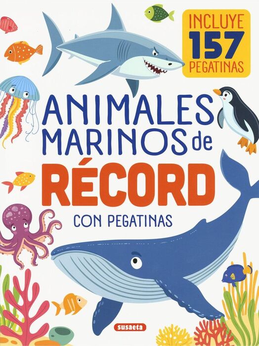 ANIMALES MARINOS DE RÉCORD CON PEGATINAS