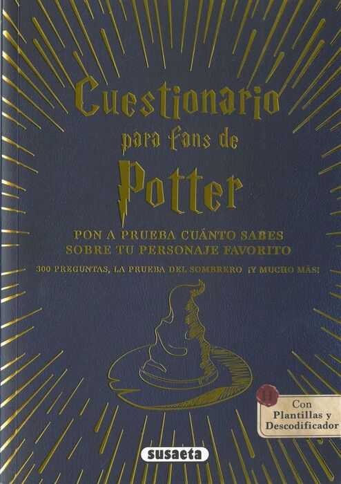 CUESTIONARIO PARA FANS DE     POTTER. PON A PRUEBA