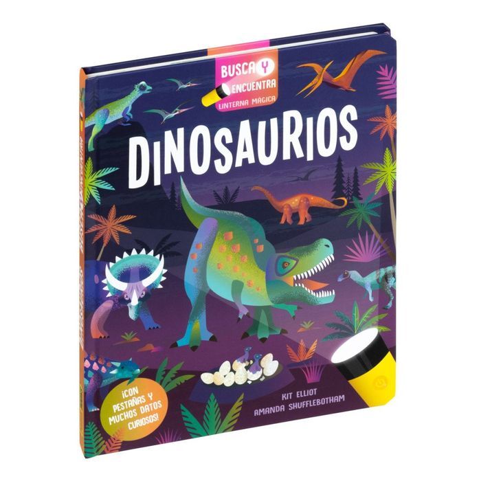 BUSCA Y ENCUENTRA LINTERNA MAGICA, DINOSAURIOS