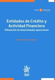 ENTIDADES DE CRÉDITO Y ACTIVIDAD FINANCIERA