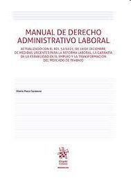 MANUAL DE DERECHO ADMINISTRATIVO LABORAL