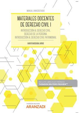 MATERIALES DOCENTES DE DERECHO CIVIL I (PAPEL + E-BOOK)