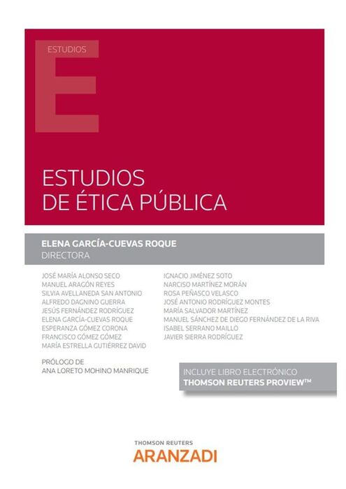 ESTUDIOS DE ÉTICA PÚBLICA