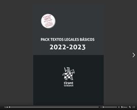 PACK TEXTOS LEGALES BÁSICOS 2022-2023
