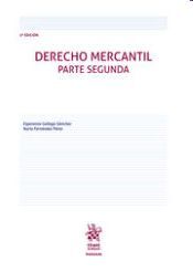 DERECHO MERCANTIL. PARTE SEGUNDA 5ª EDICIÓN 2023