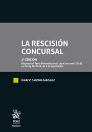 LA RESCISIÓN CONCURSAL