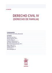 DERECHO CIVIL IV. DERECHO DE FAMILIA