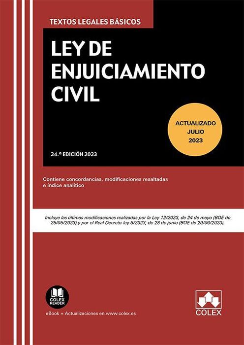 LEY DE ENJUICIAMIENTO CIVIL 2023