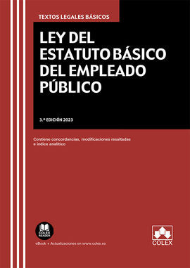 LEY DEL ESTATUTO BÁSICO DEL EMPLEADO PÚBLICO 2023