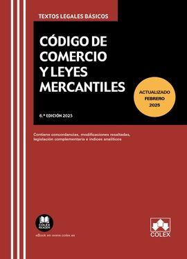 CÓDIGO DE COMERCIO Y LEYES MERCANTILES 2025