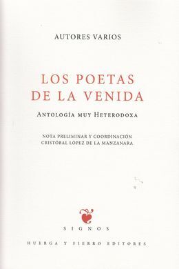 POETAS DE LA VENIDA