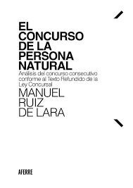 CONCURSO DE LA PERSONA NATURAL.