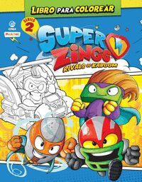 LIBRO PARA COLOREAR SUPERTHINGS SERIES 2
