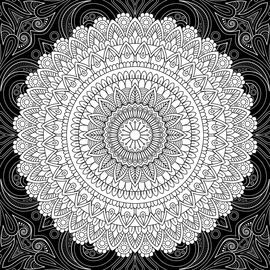 MANDALAS NOCTURNOS VOLUMEN 4 / LIBRO DE COLOREAR P