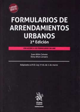 FORMULARIOS DE ARRENDAMIENTOS URBANOS