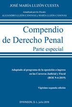 COMPENDIO DE DERECHO PENAL PARTE ESPECIAL 2019