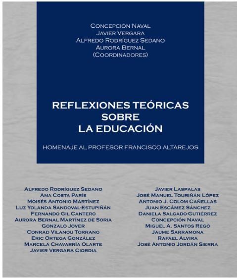 REFLEXIONES TEORICAS SOBRE LA EDUCACION