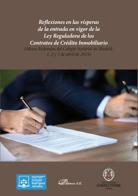 REFLEXIONES EN LAS VÍSPERAS DE LA ENTRADA EN VIGOR DE LA LEY REGULADORA  DE LOS CONTRATOS DE CRÉDITO INMOBILIARIO