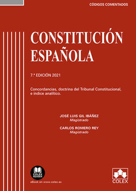 CONSTITUCIÓN ESPAÑOLA 2021 CONCORDANCIAS, DOCTRINA