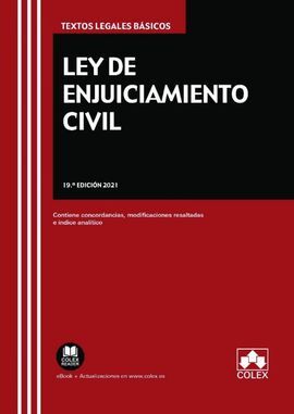 LEY DE ENJUICIAMIENTO CIVIL 2021