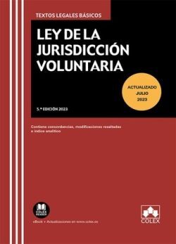 LEY DE LA JURISDICCIÓN VOLUNTARIA 2023