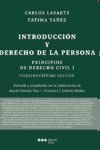 PRINCIPIOS DE DERECHO CIVIL I: INTRODUCCION Y DERECHO DE LA PERSONA