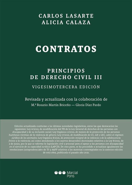 PRINCIPIOS DE DERECHO CIVIL, III 2022