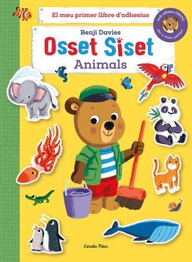 OSSET SISET  EL MEU PRIMER LLIBRE D'ADHESIUS  ANIMALS