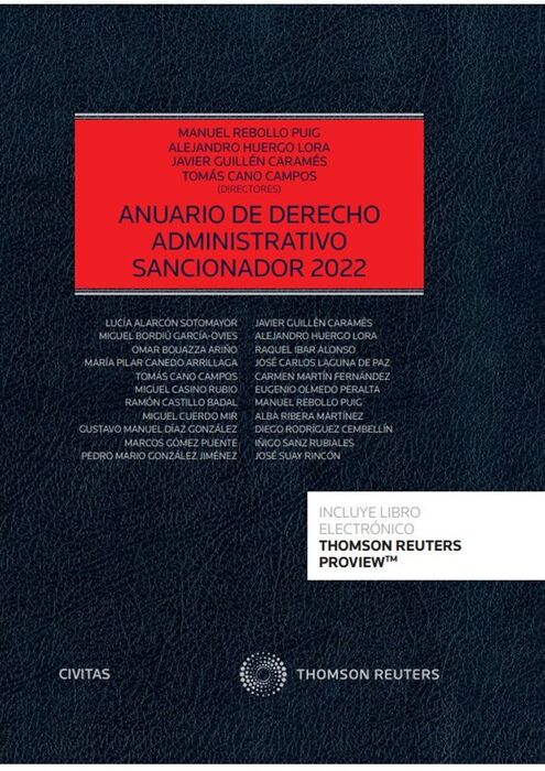 ANUARIO DE DERECHO ADMINISTRATIVO SANCIONADOR 2022