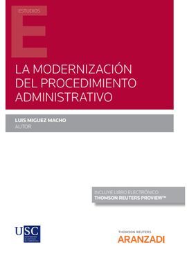 LA MODERNIZACIÓN DEL PROCEDIMIENTO ADMINISTRATIVO (PAPEL + E-BOOK)