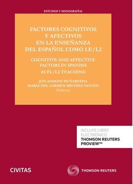 FACTORES COGNITIVOS Y AFECTIVOS EN LA ENSEÑANZA DEL ESPAÑOL COMO LE/L2 (PAPEL +
