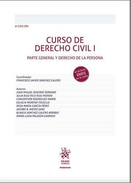 CURSO DE DERECHO CIVIL I