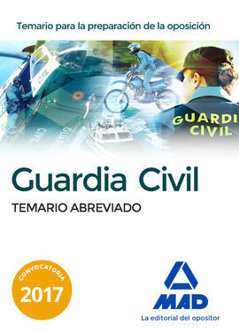 GUARDIA CIVIL. TEMARIO ABREVIADO