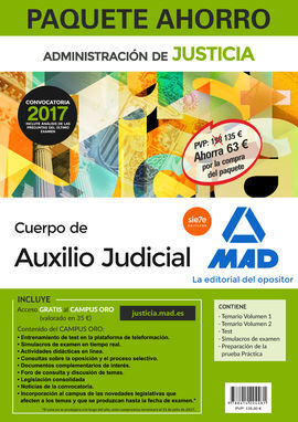 PAQUETE AHORRO AUXILIO JUDICIAL