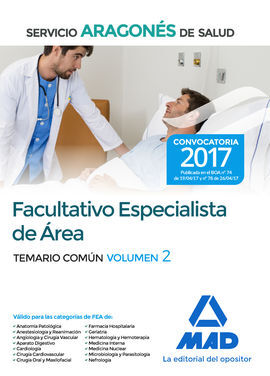 FACULTATIVO ESPECIALISTA DE ÁREA DEL SERVICIO ARAGONÉS DE SALUD. TEMARIO COMÚN V