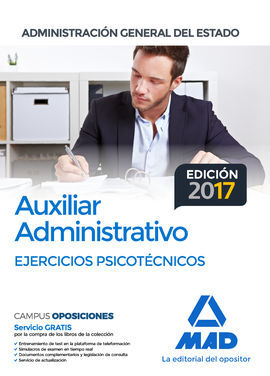 EJERCICIOS PSICOTECNICOS AUXILAR ADMINISTRATIVO ADMINISTRACION GENERAL DEL ESTAD