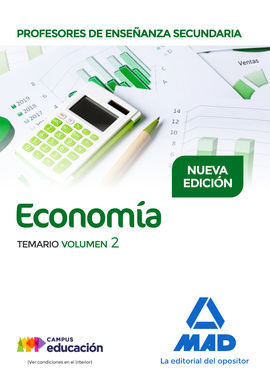 PROFESORES DE ENSEÑANZA SECUNDARIA ECONOMÍA TEMARIO VOLUMEN 2