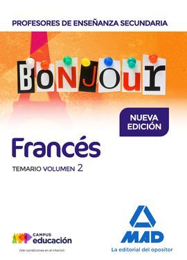 FRANCÉS TEMARIO V.2 PROFESORES ENSEÑANZA SECUNDARIA