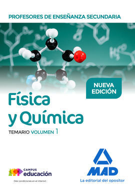 FÍSICA Y QUÍMICA TEMARIO V.1 PROFESORES ENSEÑANZA SECUNDARIA